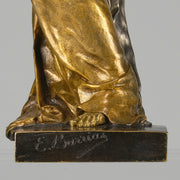 Nature Revealing - Ernest Barrias Bronze - Hickmet Fine Arts