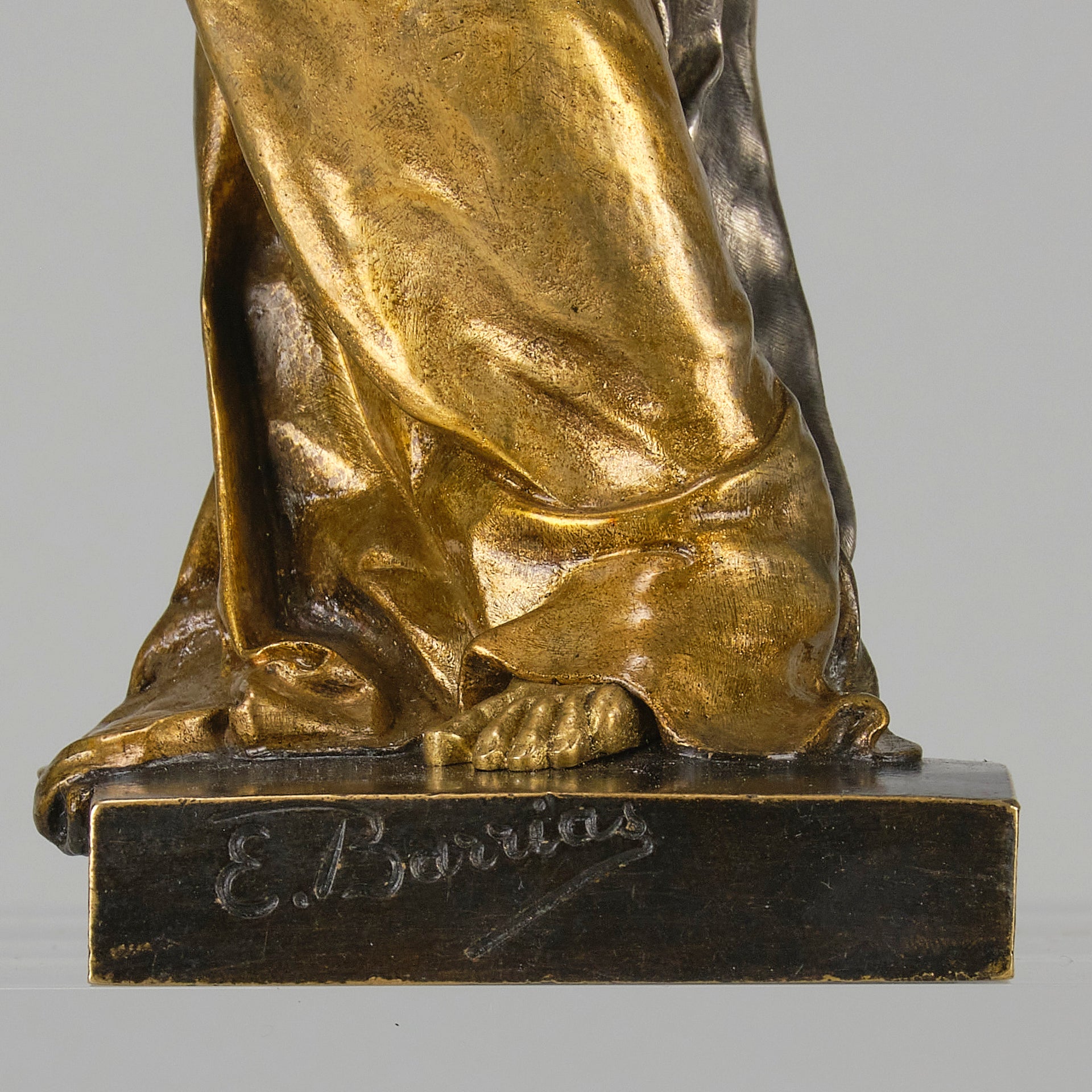 Nature Revealing - Ernest Barrias Bronze - Hickmet Fine Arts