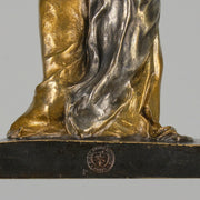 Nature Revealing - Ernest Barrias Bronze - Hickmet Fine Arts
