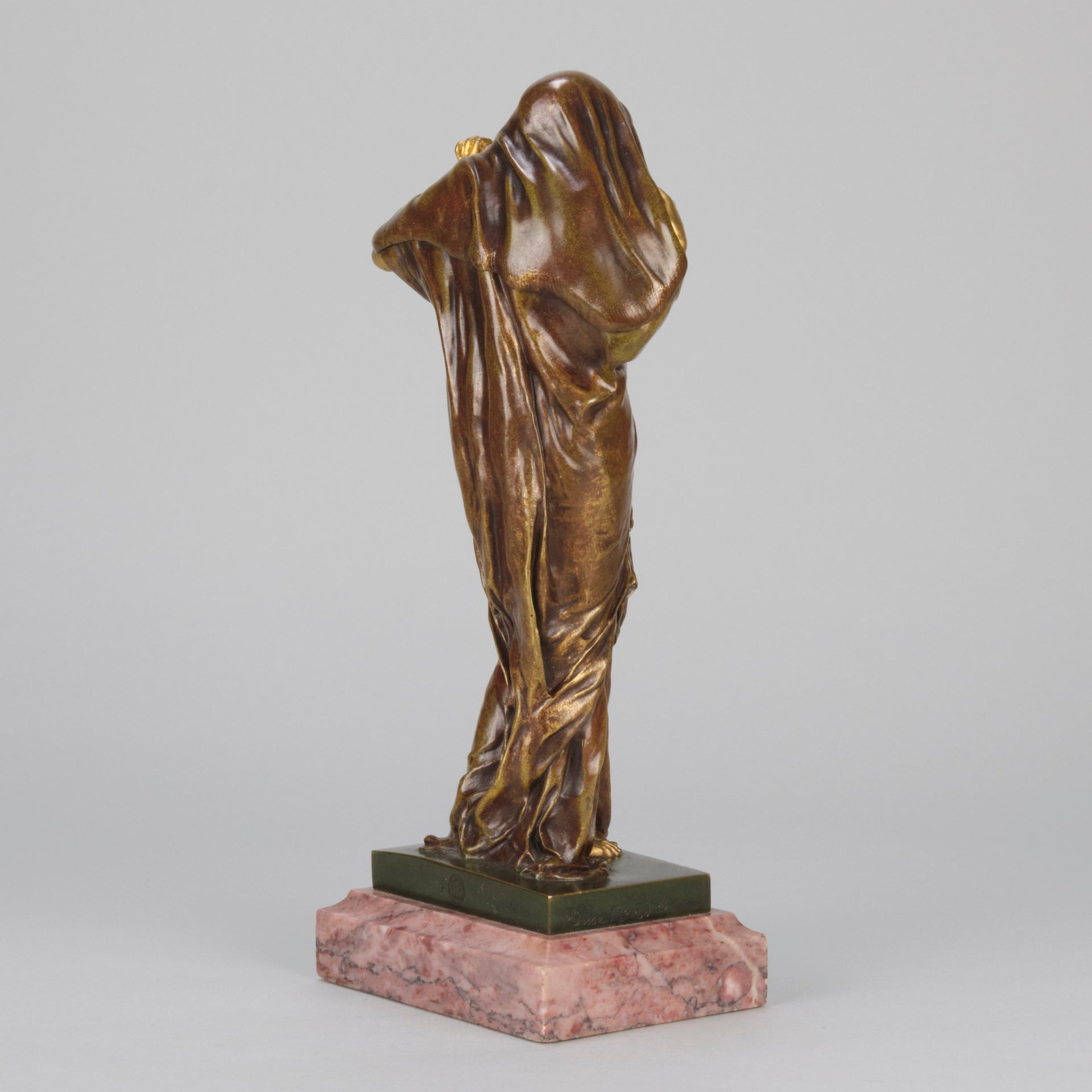 Nature Revealing - Ernest Barrias Bronze - Hickmet Fine Arts