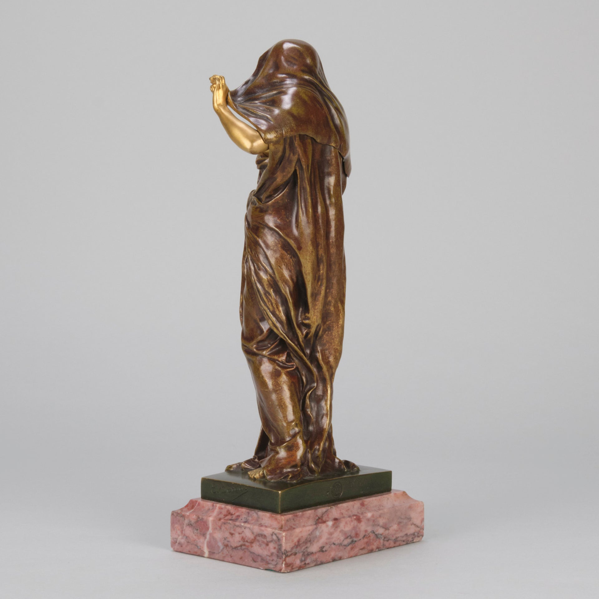 Nature Revealing - Ernest Barrias Bronze - Hickmet Fine Arts