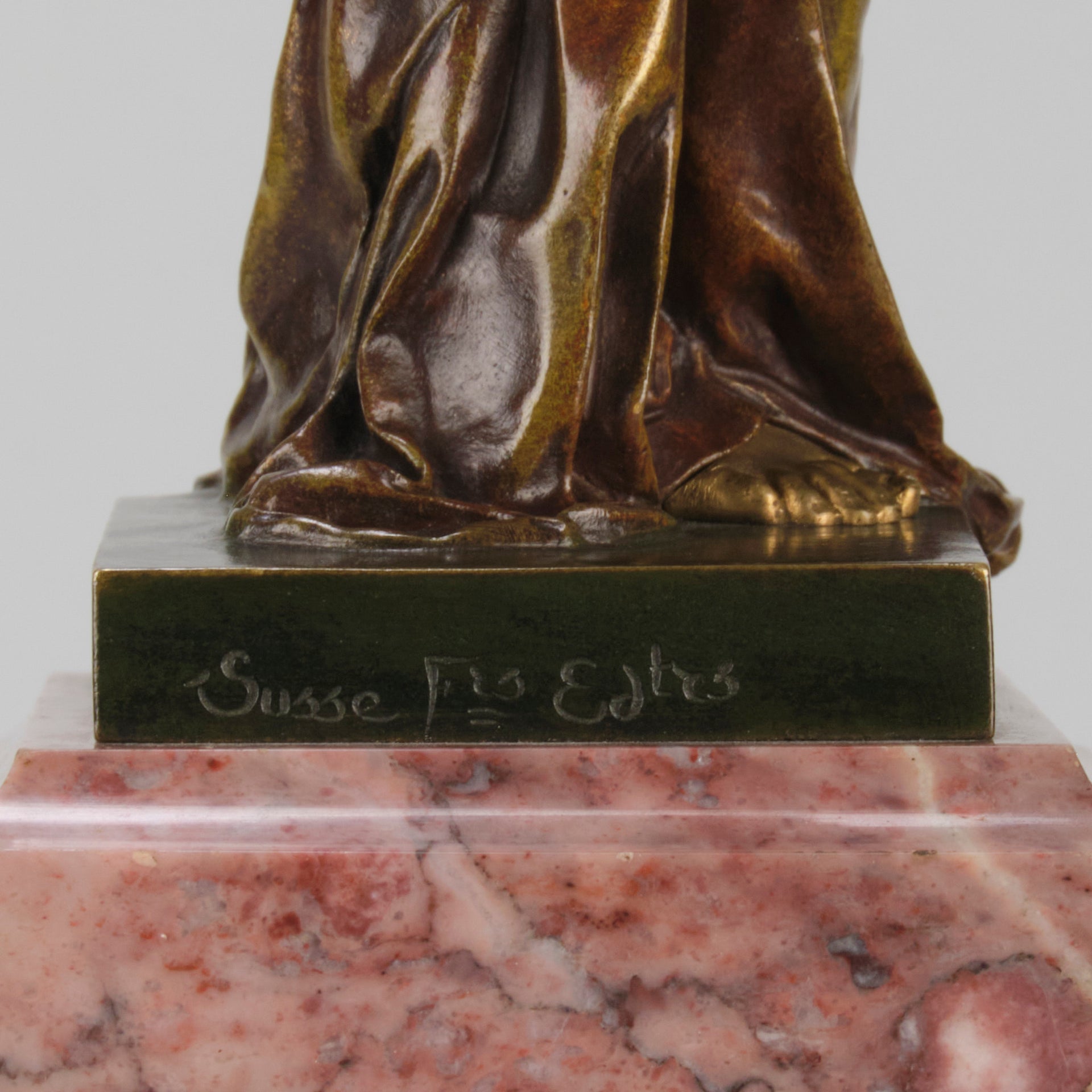 Nature Revealing - Ernest Barrias Bronze - Hickmet Fine Arts