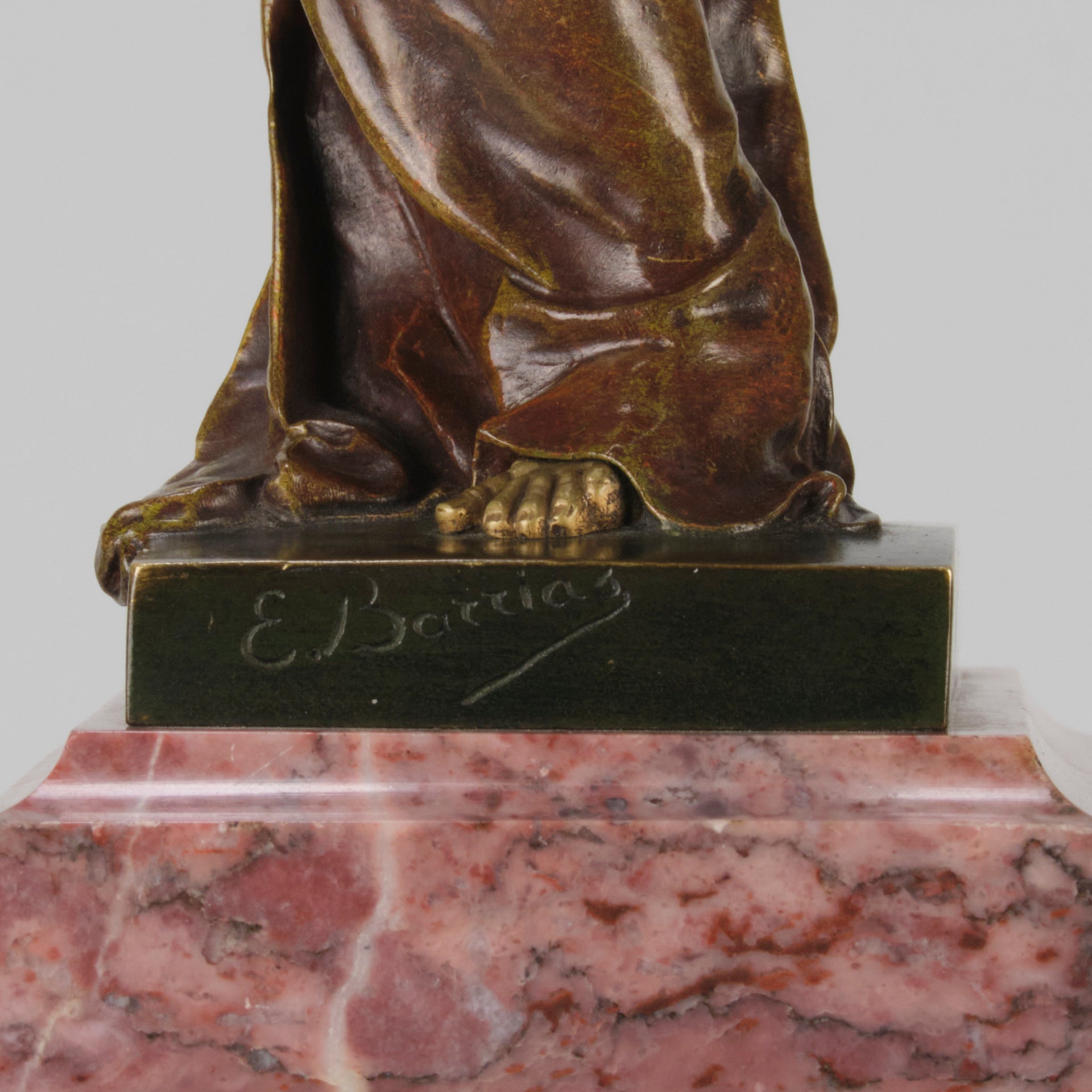 Nature Revealing - Ernest Barrias Bronze - Hickmet Fine Arts