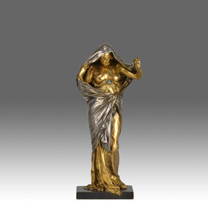 Nature Revealing - Ernest Barrias Bronze - Hickmet Fine Arts