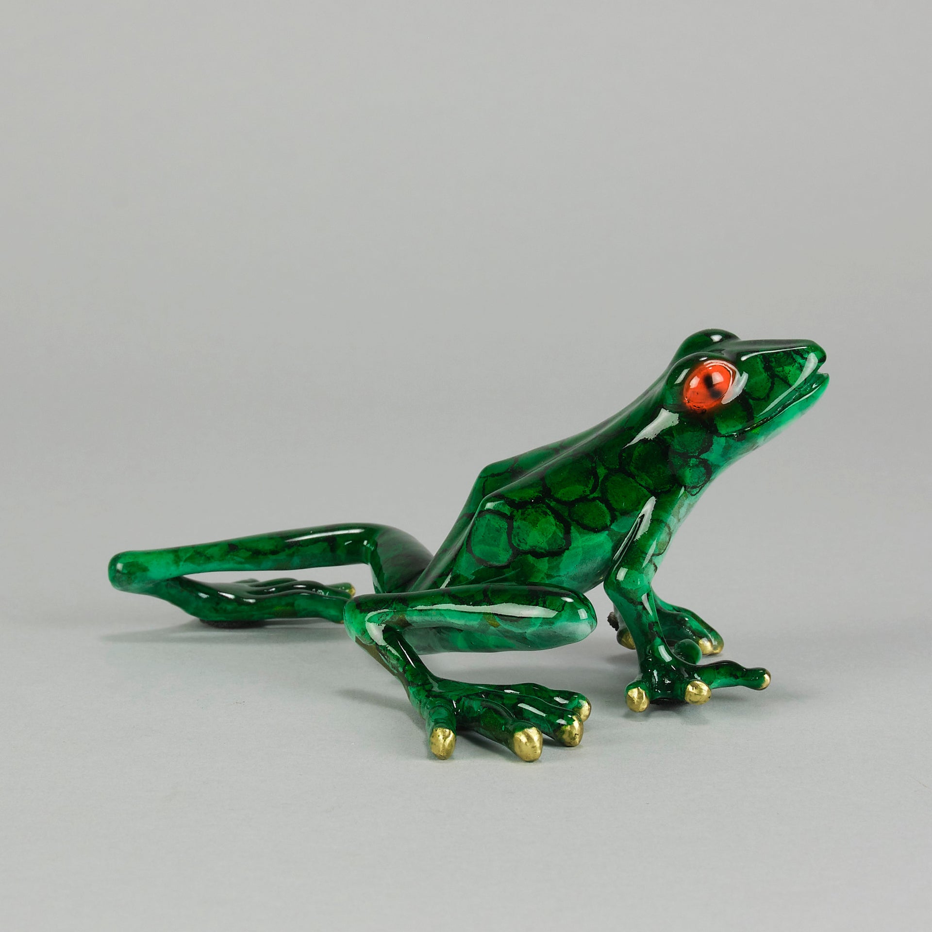 Barry Stein Frog Bronze - Hickmet Fine Arts 