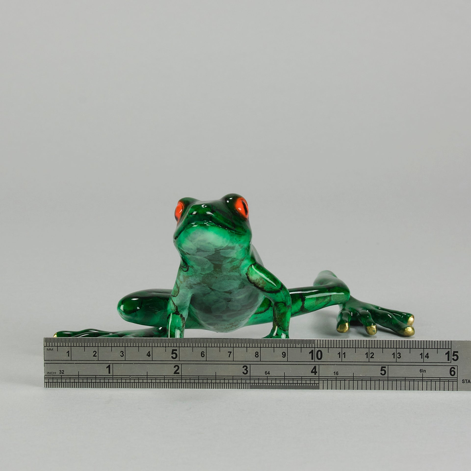 Barry Stein Frog Bronze - Hickmet Fine Arts 
