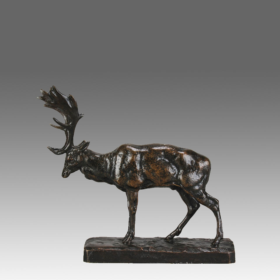 Barye Stag - Antoine Barye Bronze - Hickmet Fine Arts