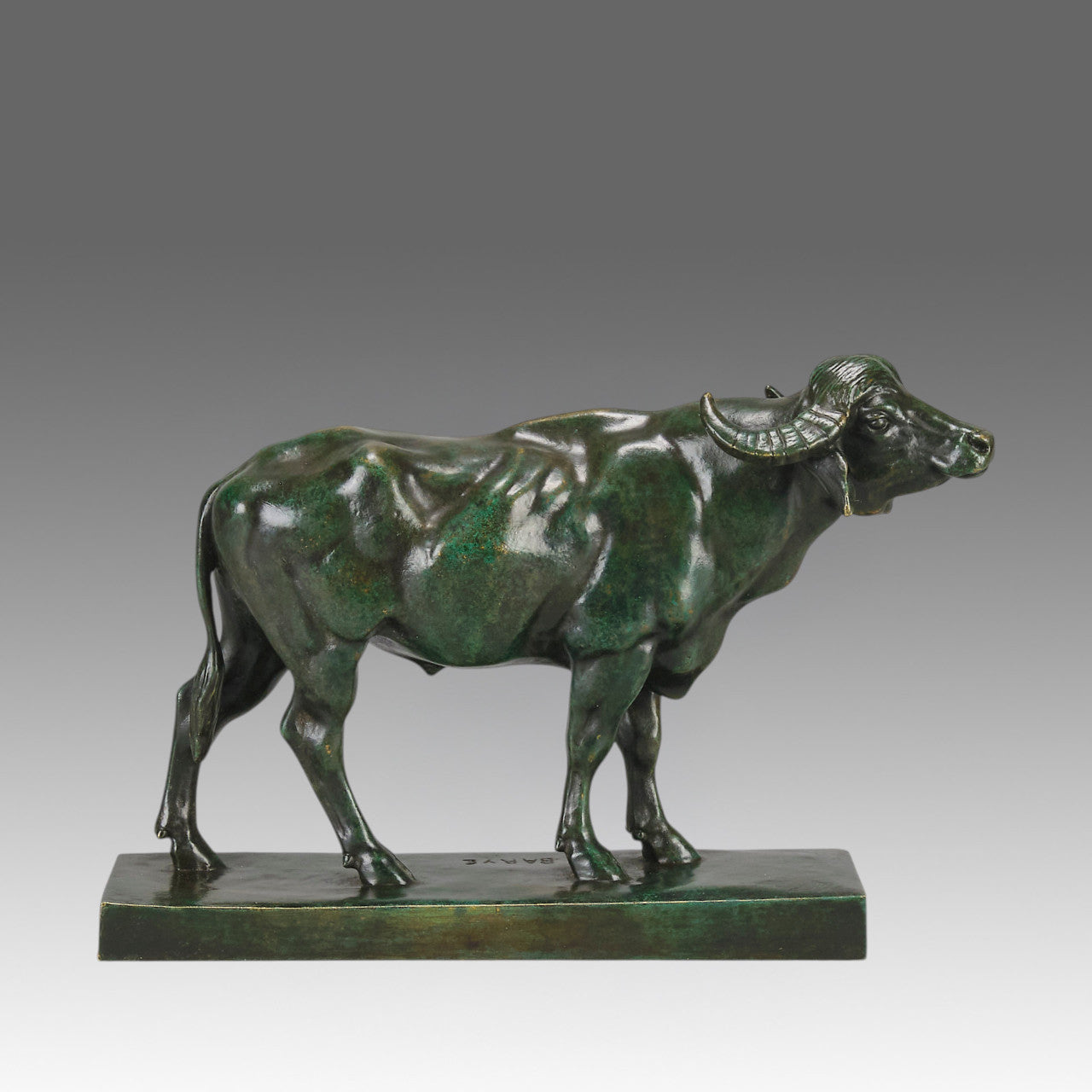 Barye Water Buffalo - Antoine Barye Bronze - Hickmet Fine Arts