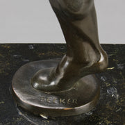 "Olympian" Ernest Becker Bronze - Hickmet Fine Arts  