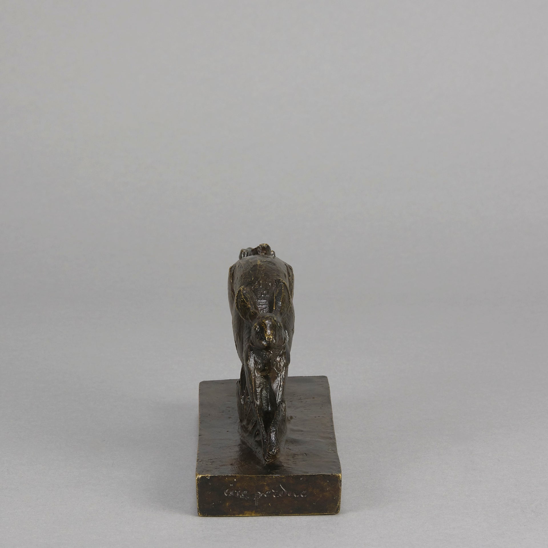 Andre Becquerel Hare - Animalier Bronze - Hickmet Fine Arts