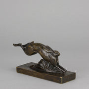 Andre Becquerel Hare - Animalier Bronze - Hickmet Fine Arts