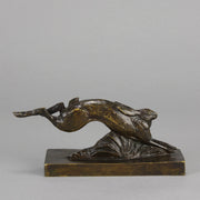 Andre Becquerel Hare - Animalier Bronze - Hickmet Fine Arts