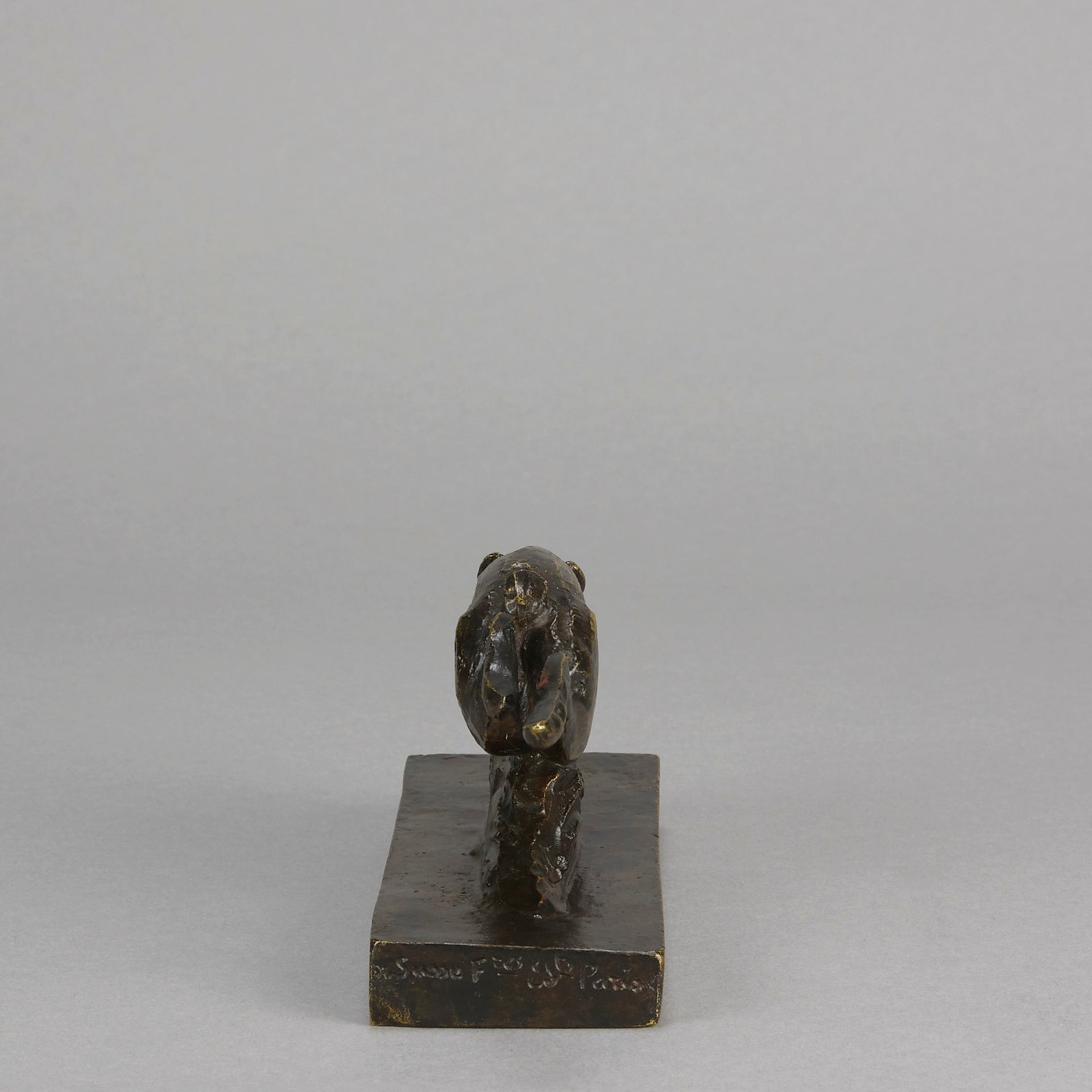 Andre Becquerel Hare - Animalier Bronze - Hickmet Fine Arts