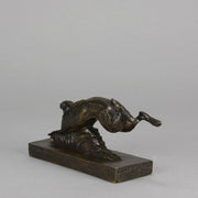 Andre Becquerel Hare - Animalier Bronze - Hickmet Fine Arts
