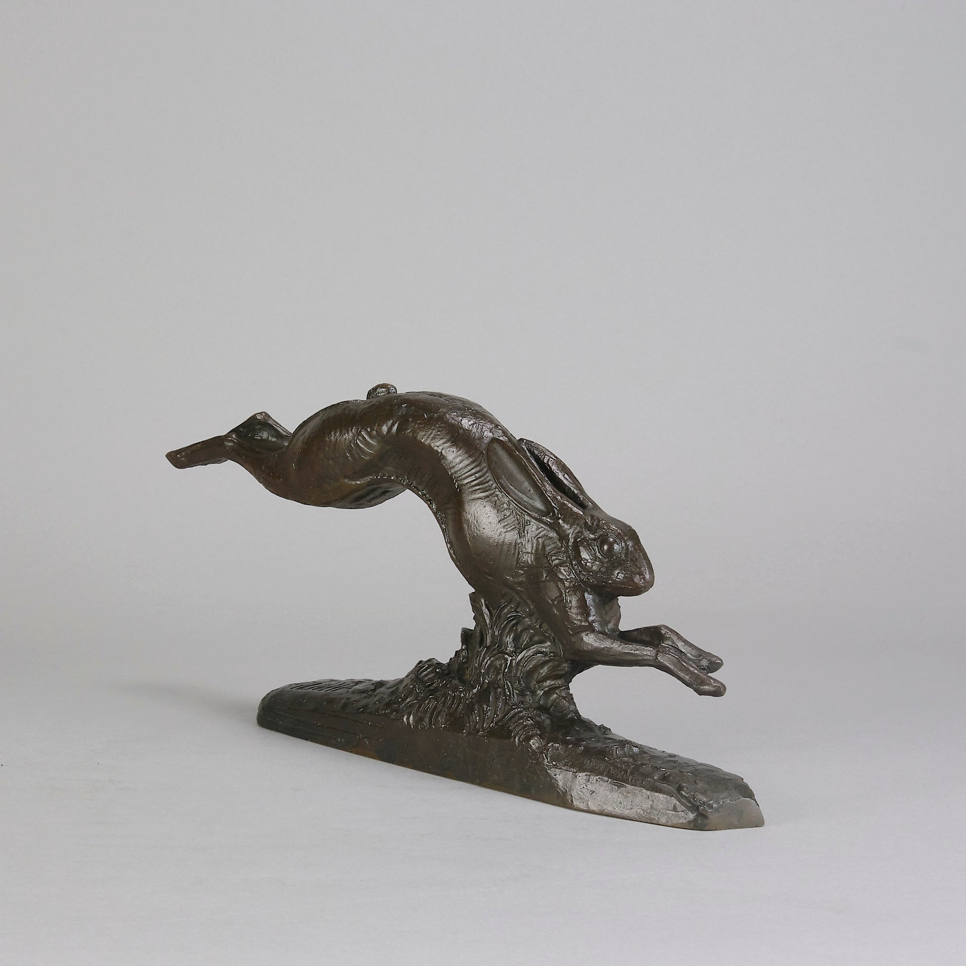 Andre Becquerel Hare - Running Hare Bronze - Hickmet Fine Arts