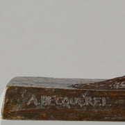 Andre Becquerel Bronze Hare - Tumbling Hare - Hickmet Fine Arts