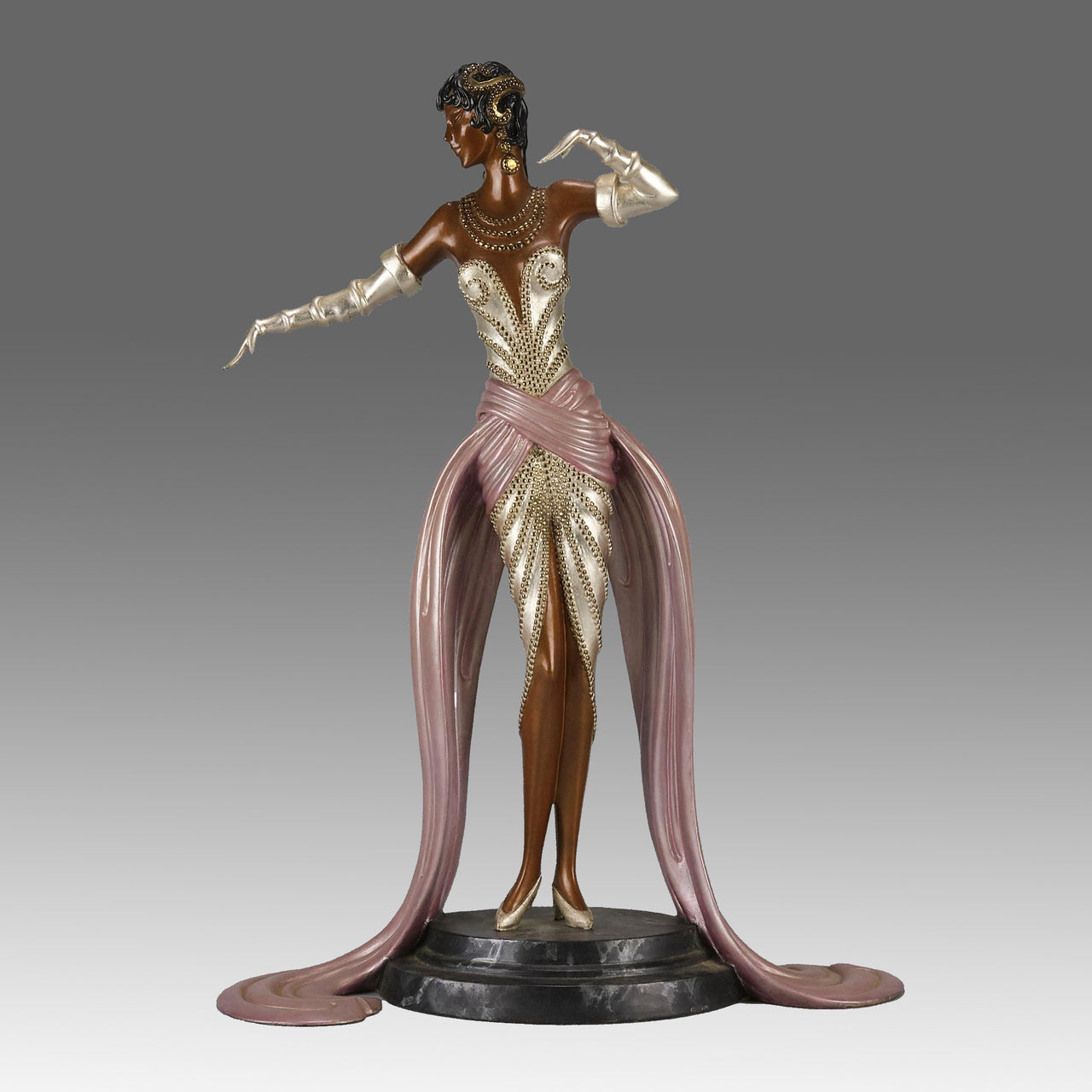 Erte Belle du Ball - Limited Edition Bronze - Hickmet Fine Arts 