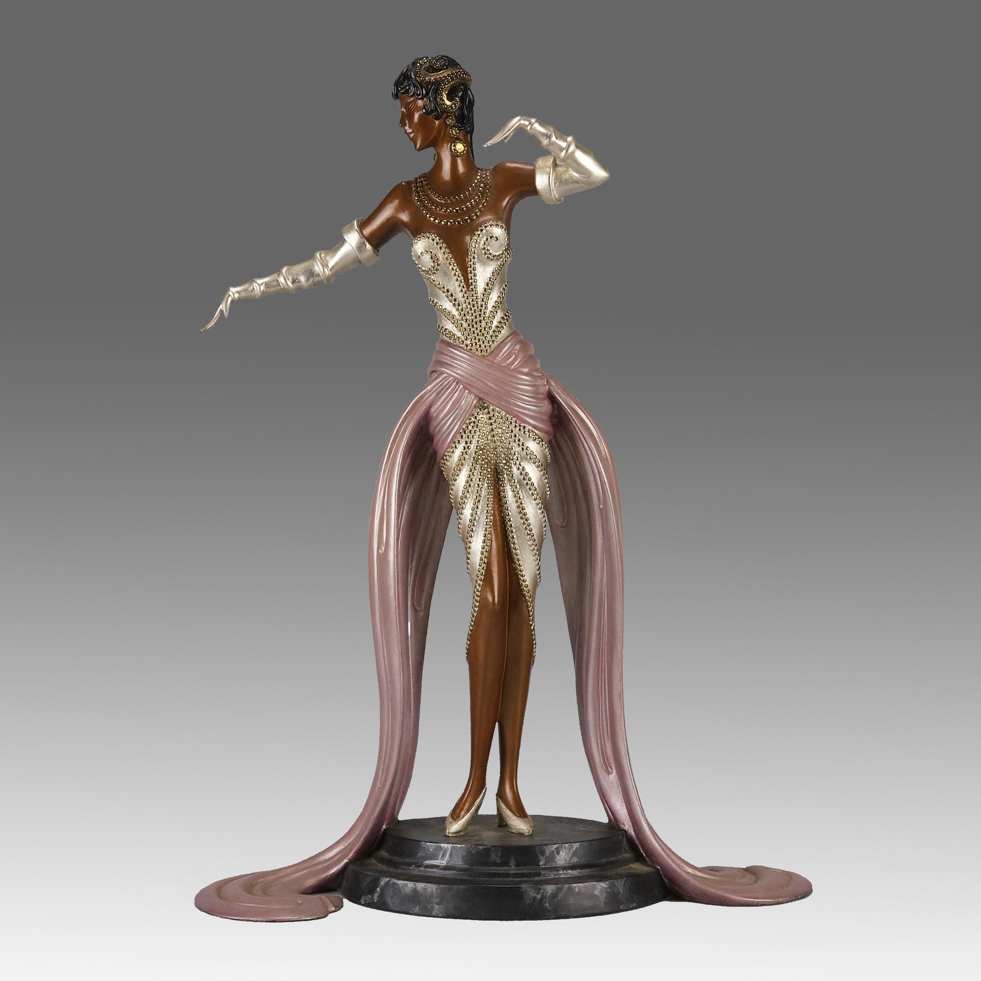Erte Belle du Ball - Limited Edition Bronze - Hickmet Fine Arts 