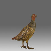 Franz Bergman Partridge - Austrian Bronze Study for Sale - Hickmet Fine Arts