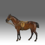 Vienna Bronze - Bergman Saddled Horse - Hickmet Fine Arts
