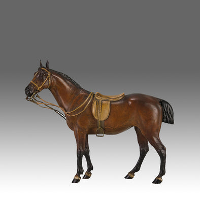Vienna Bronze - Bergman Saddled Horse - Hickmet Fine Arts