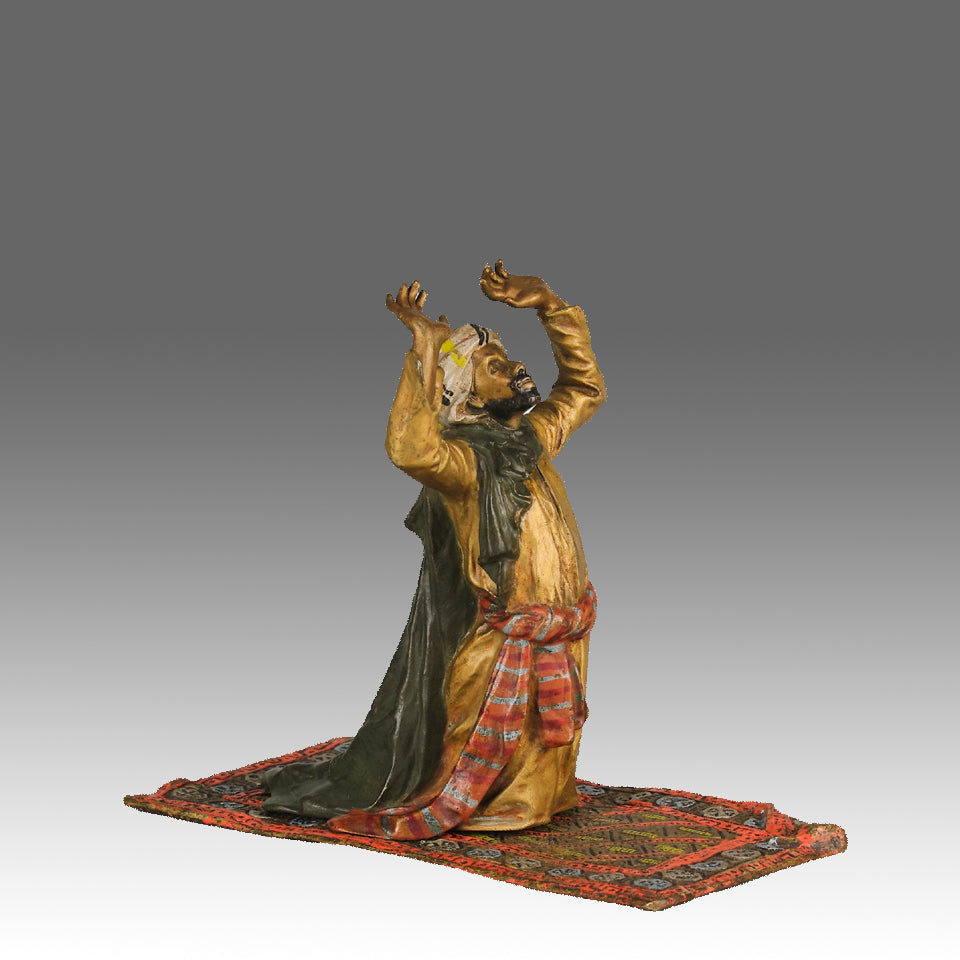 Bergman Arab Praying - Bergman Bronze - Hickmet Fine Arts