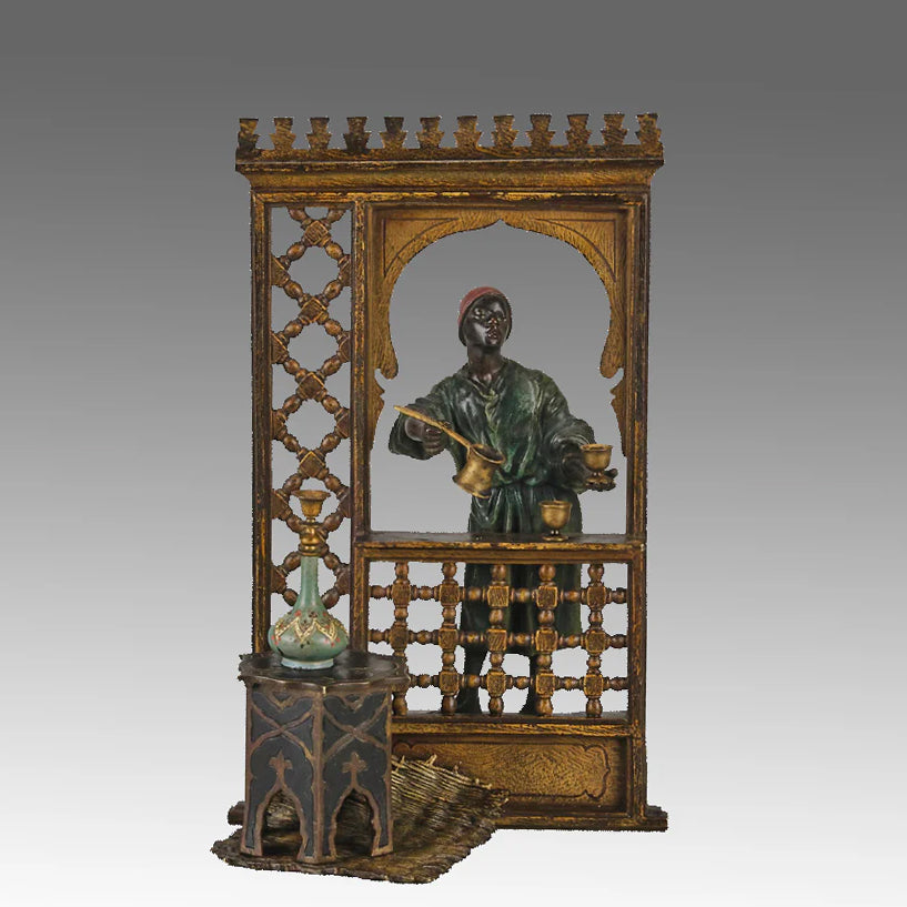 "Arab Merchant in Window" by Franz Bergman