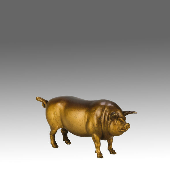 Bergman Pig - Bergman Bronze - Hickmet Fine Arts