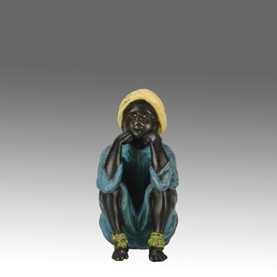 Bergman Seated Boy - Bergman Bronze - Hickmet Fine Arts