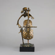 Bernard Kim Cellist - Bronze - Hickmet Fine Arts