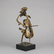 Bernard Kim Cellist - Bronze - Hickmet Fine Arts