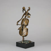 Bernard Kim Cellist - Bronze - Hickmet Fine Arts