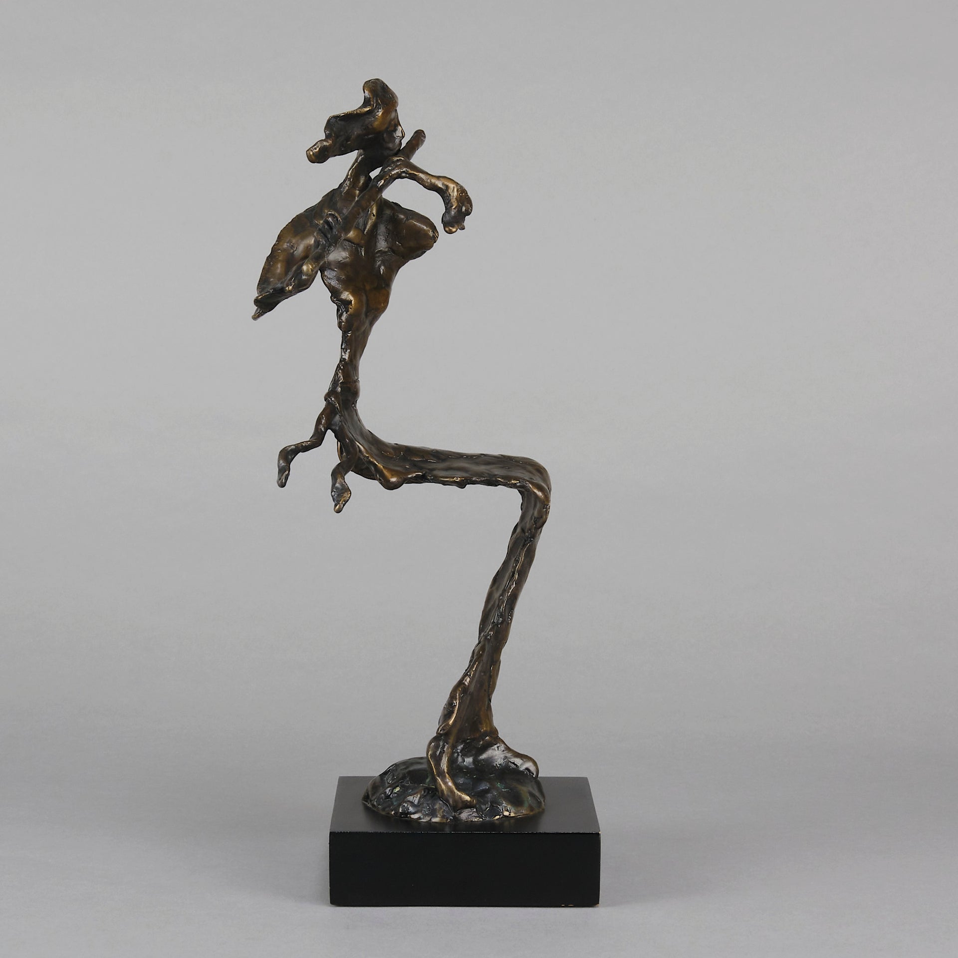 Flautist by Bernard Kim Bronze Sculptor - Hickmet Fine Arts 