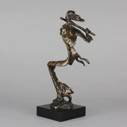 Flautist by Bernard Kim Bronze Sculptor - Hickmet Fine Arts 