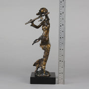 Flautist by Bernard Kim Bronze Sculptor - Hickmet Fine Arts 