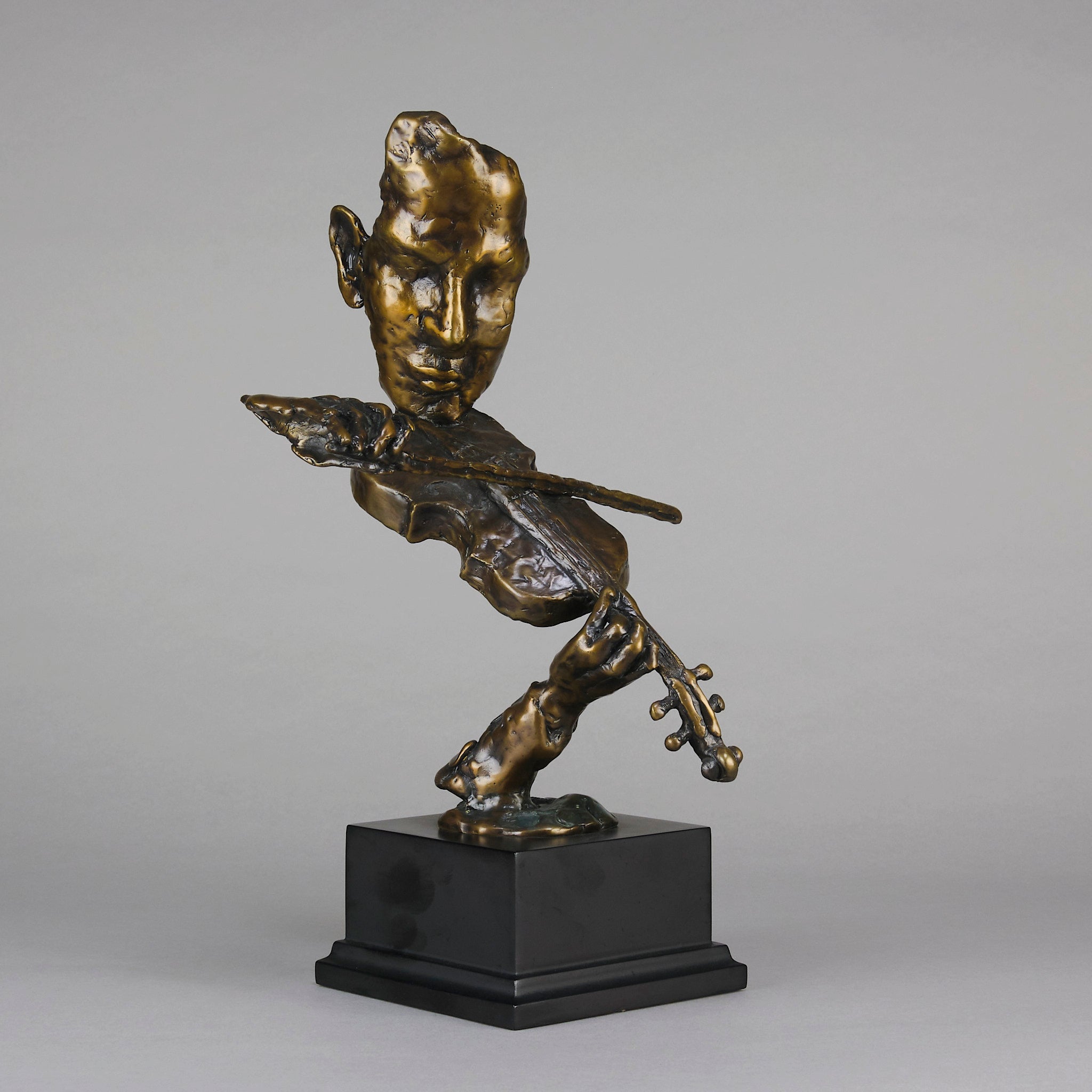 Violinist by Bernard Kim - Bronze Sculpture - Hickmet Fine Arts