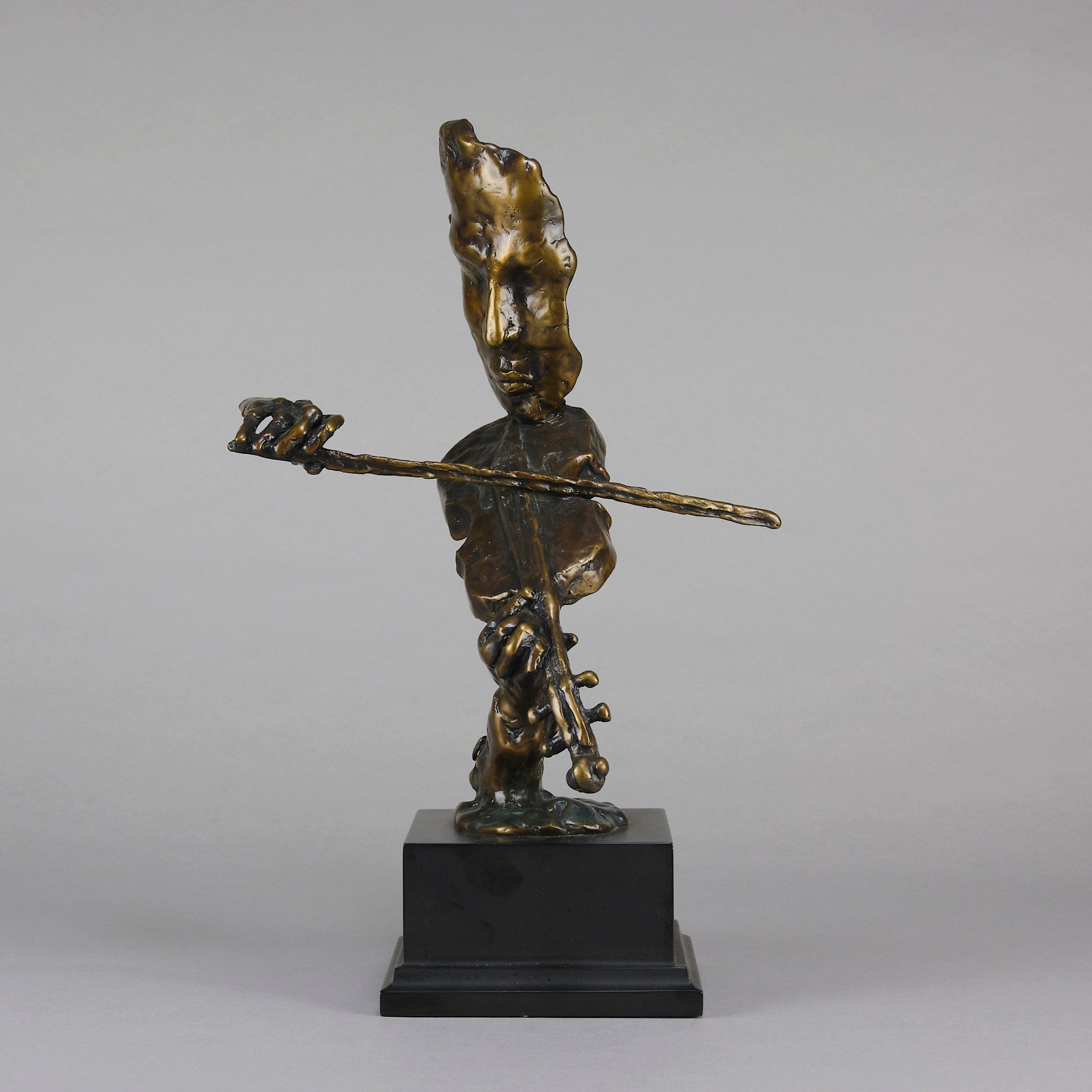 Violinist by Bernard Kim - Bronze Sculpture - Hickmet Fine Arts