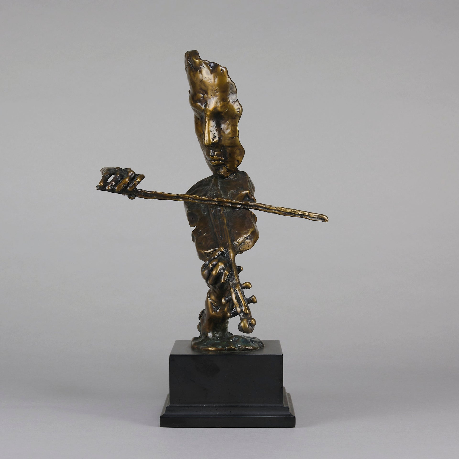 Violinist by Bernard Kim - Bronze Sculpture - Hickmet Fine Arts 