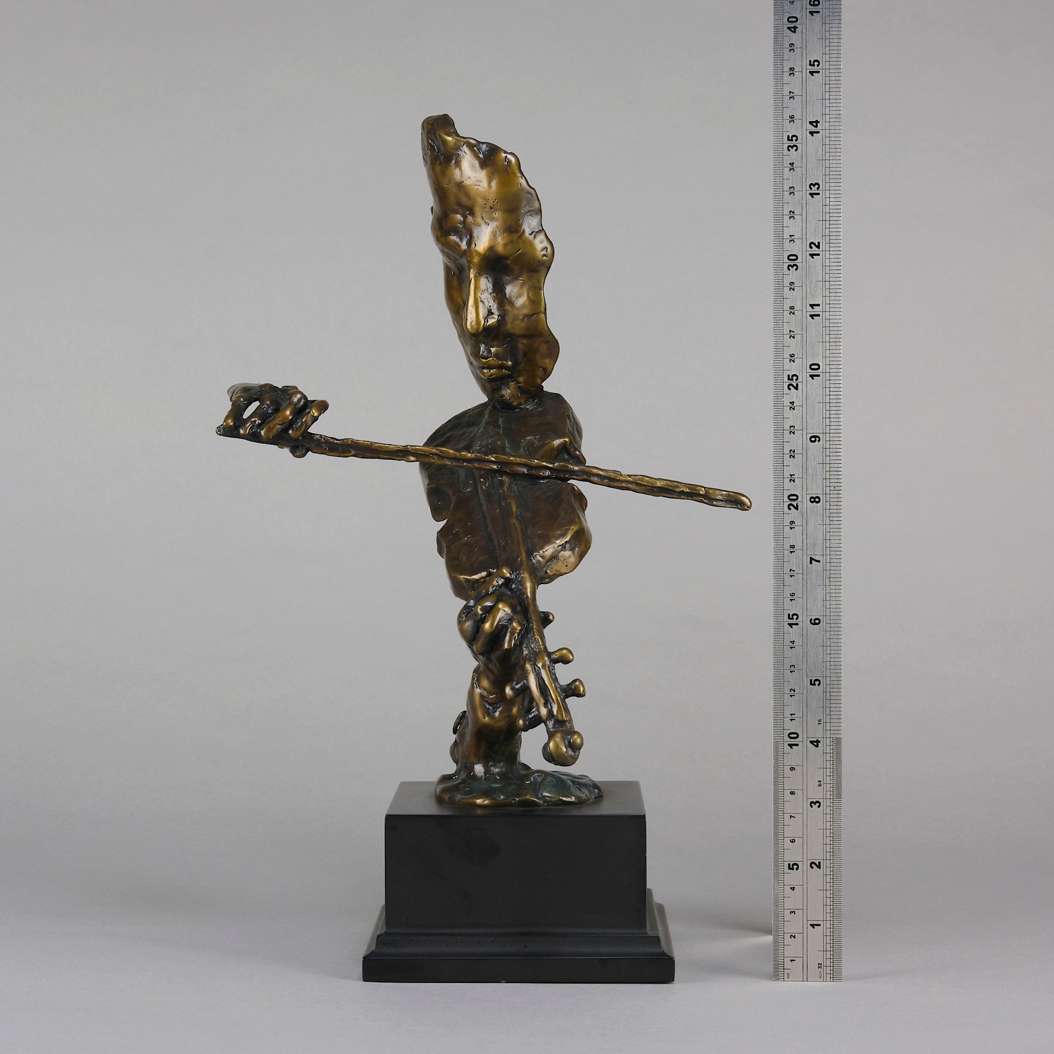 Violinist by Bernard Kim - Bronze Sculpture - Hickmet Fine Arts