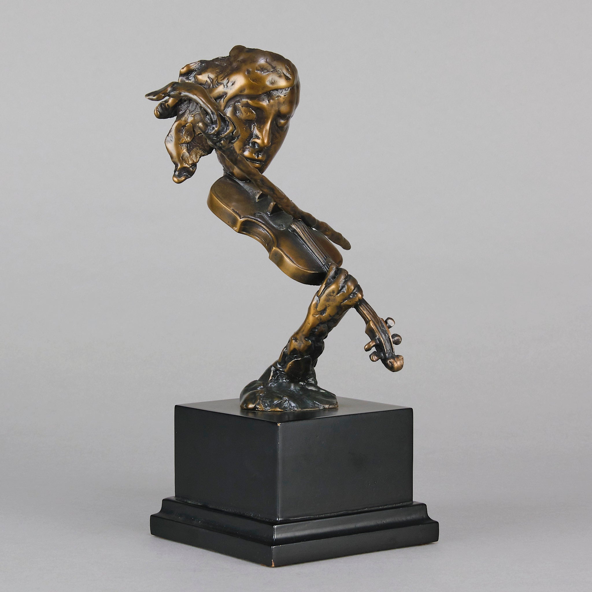 ブロンズ彫刻　バーナードキム　バイオリニスト Bernard Kim Violinist - Bronze Sculpture - Hickmet Fine Arts