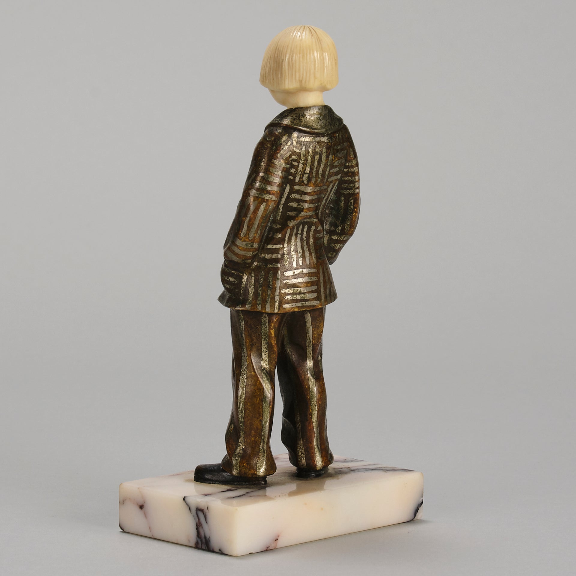 Solange Bertrand Figure - Art Deco Bronze - Hickmet Fine Arts 