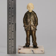 Solange Bertrand Figure - Art Deco Bronze - Hickmet Fine Arts 