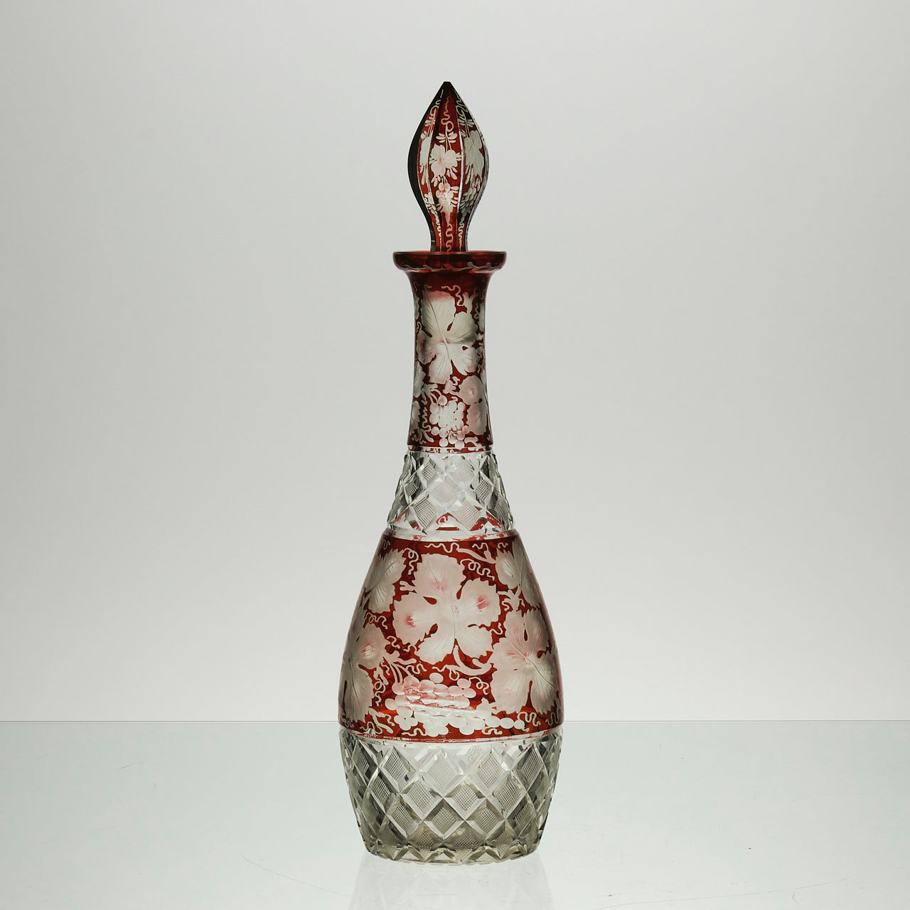 Wine Decanter - Bohemian Glass For Sale - Hickmet Fine Arts 