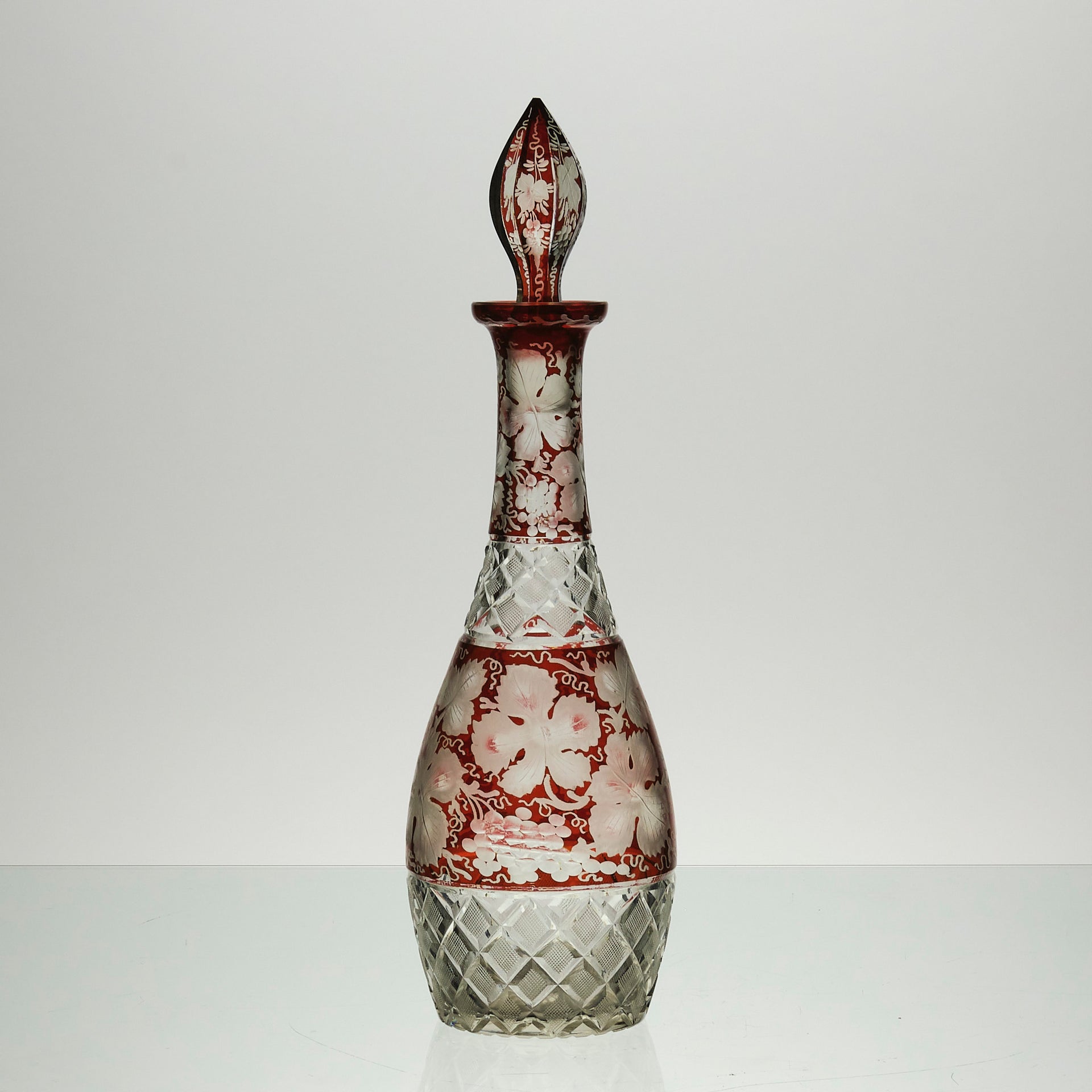 Wine Decanter - Bohemian Glass For Sale - Hickmet Fine Arts 
