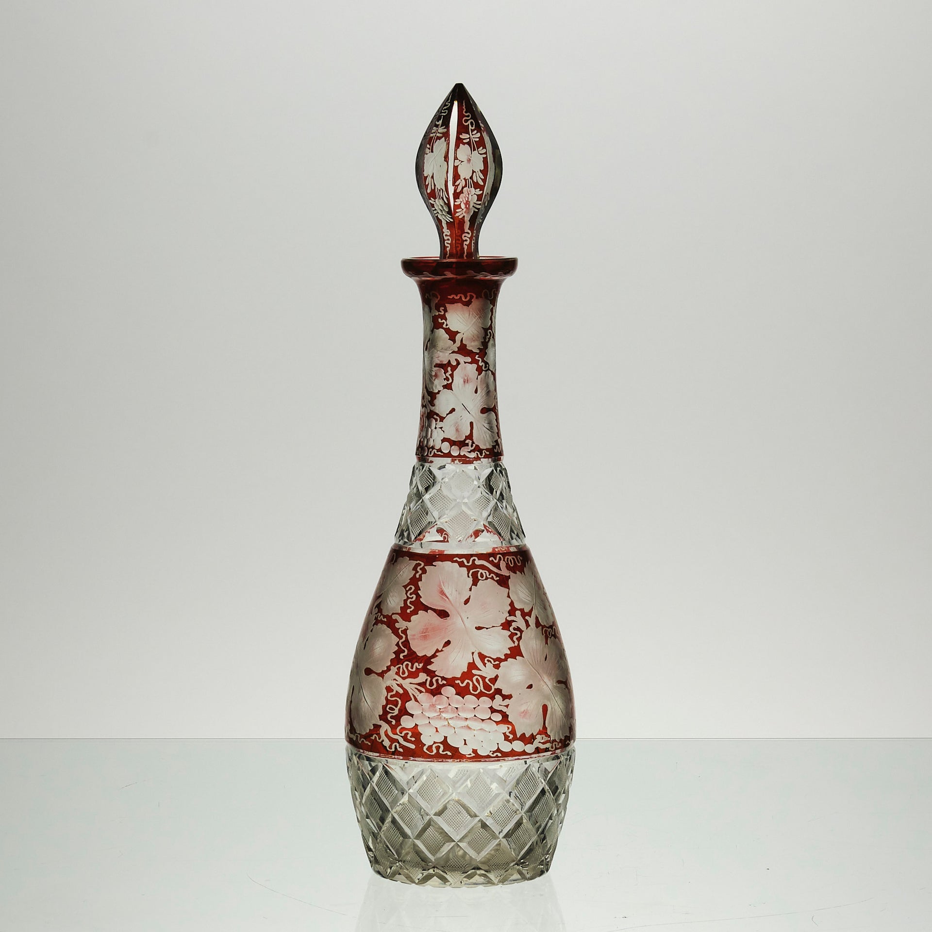 Wine Decanter - Bohemian Glass For Sale - Hickmet Fine Arts 
