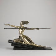 Marcel Bouraine Amazonian - Art Deco Bronze - Hickmet Fine Arts