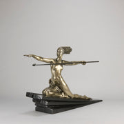 Marcel Bouraine Amazonian - Art Deco Bronze - Hickmet Fine Arts