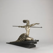 Marcel Bouraine Amazonian - Art Deco Bronze - Hickmet Fine Arts