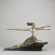 Marcel Bouraine Amazonian - Art Deco Bronze - Hickmet Fine Arts