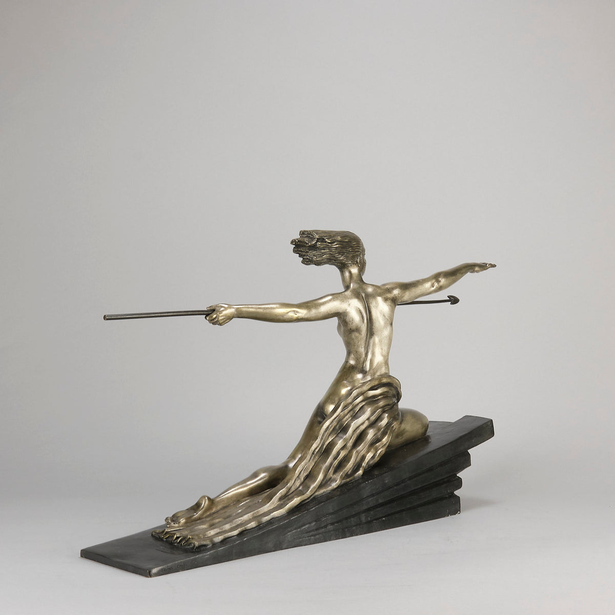 Marcel Bouraine Amazonian - Art Deco Bronze - Hickmet Fine Arts